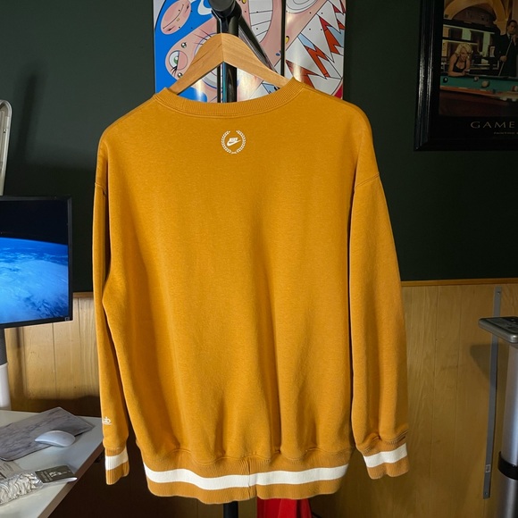 Nike Pheonix Fleece Heritage Fleece Oversized Crew Neck Sweatshirt Women size S - Picture 6 of 7